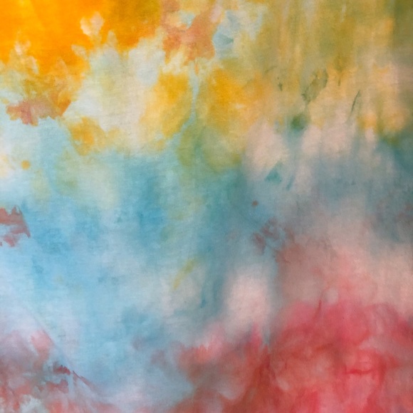 Rainbow Tie Dye Women’s Tank by Dye Trying Co. - Picture 2 of 4